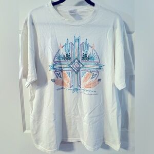 VTG Arizona Single Stitch Southwestern Desert Graphic TShirt Tourist USA Cotton